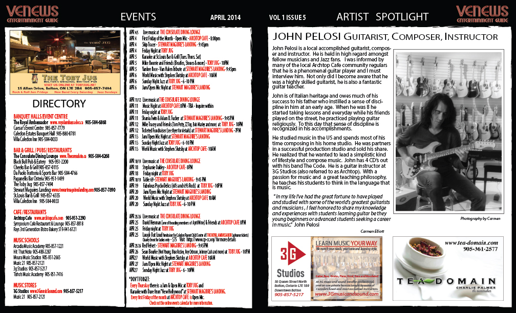 2Venews April2014 Vol1Issue5